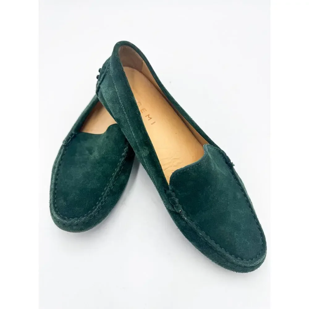 M. Gemi Green Felize Suede Moccasin - Picture 2 of 10